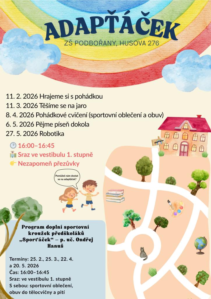 Adapťáček - Připravíme předškoláky na 1. třídu